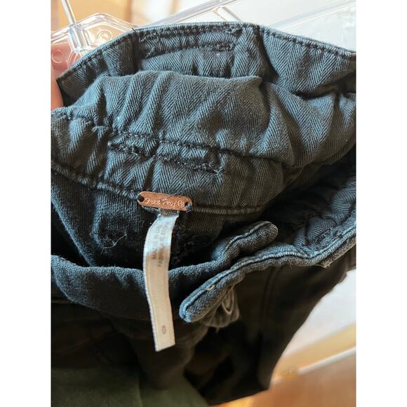 Free People Black Wide Leg Pants - Picture 5 of 5